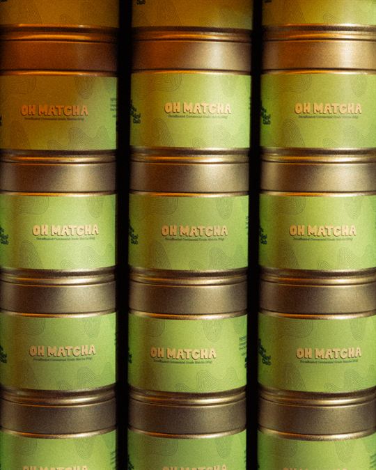 Repeating OHMATCHA tins