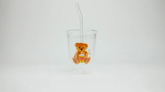 Bear Glass Cup