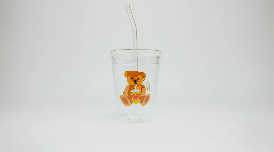Bear Glass Cup
