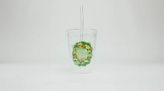 Matcha Fields Forever Glass Cup