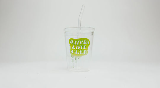 Matcha love club Glass